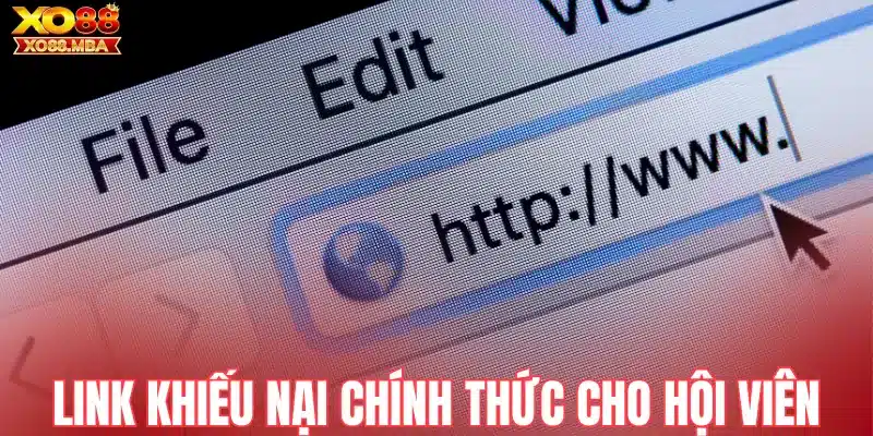 Link khiếu nại chính thức cho hội viên Xo88