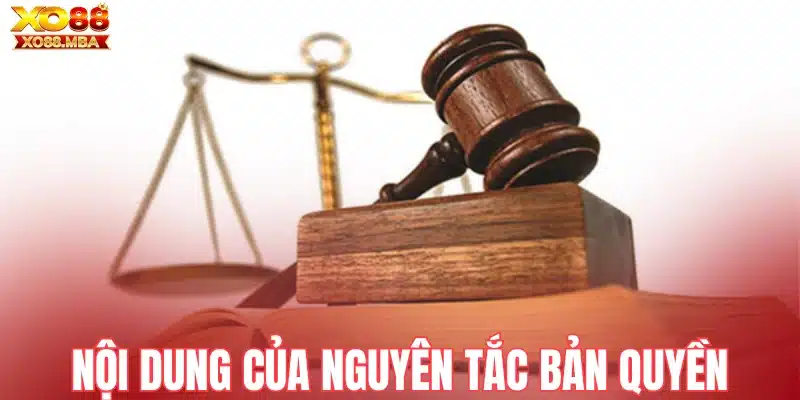 Nội dung của nguyên tắc bản quyền